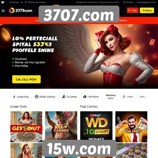 Promoções e bônus atraentes no site 3707.com